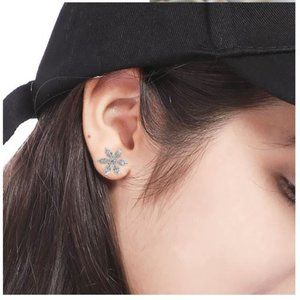 Crystal Snowflake Earrings